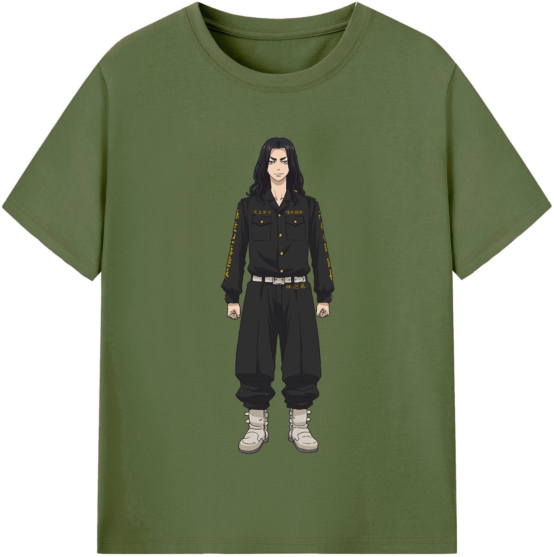 （画像用） 東京リベンジャーズ Tokyo Revengers 綿100％半袖Tシャツ（フロントプリント）